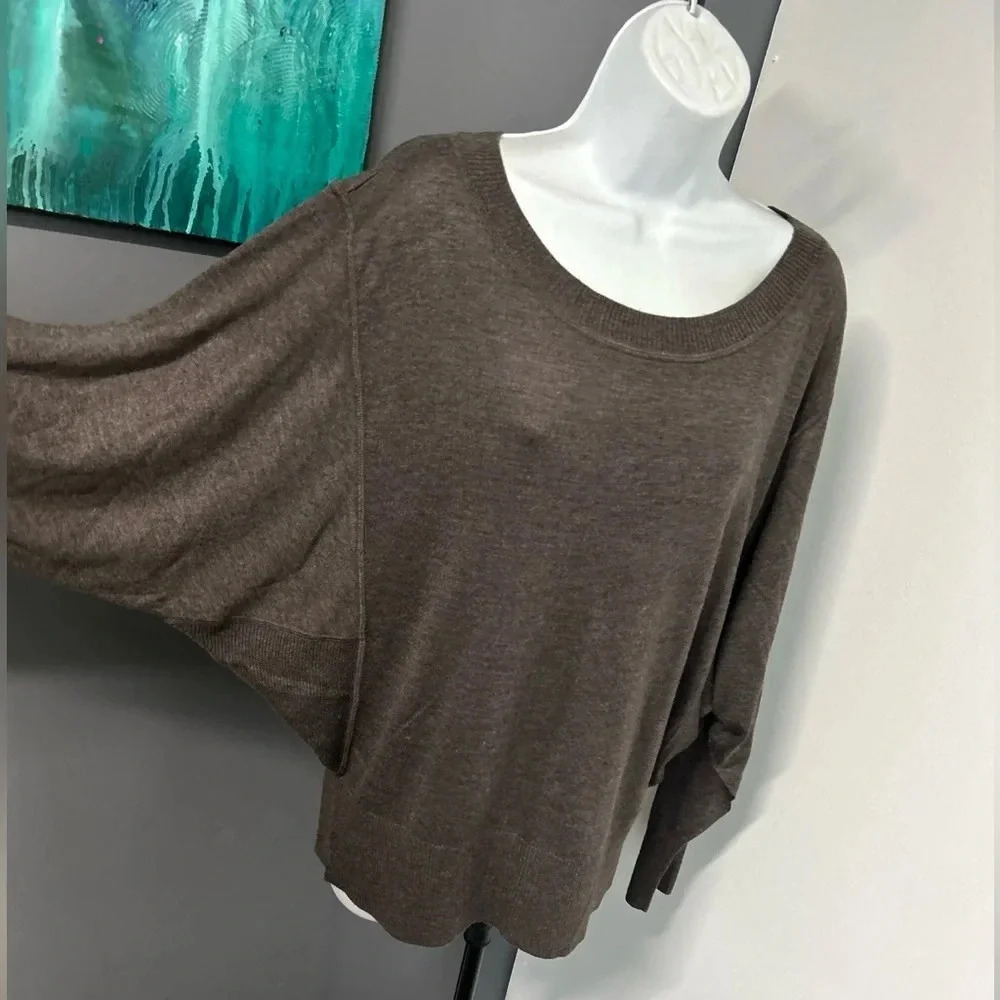 Ellen Tracy Women Sweater Women’s XL Dolman Sleeve‎ Stretch Coquette Goblincore